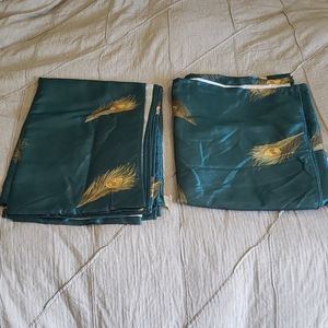Pier 1 Imports Peacock Feather Curtain Panels